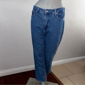 Classic Blue Baggy Mom Jeans
